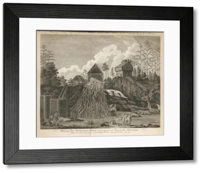 Framed Print : Saw Mill, Fort Anne Framed Print : Saw Mill, Fort Anne