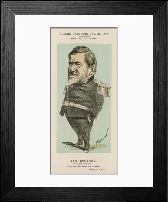 Framed Print : Robert Cumming Schenck Framed Print : Robert Cumming Schenck