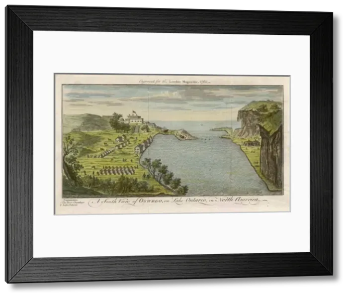 Framed Print : OSWEGO, 1750