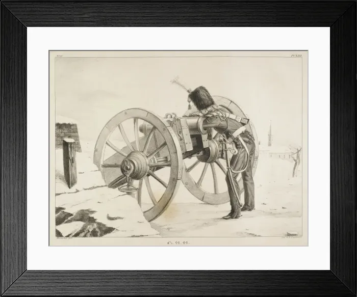 Framed Print : French Artillery - 16 Framed Print : French Artillery - 16
