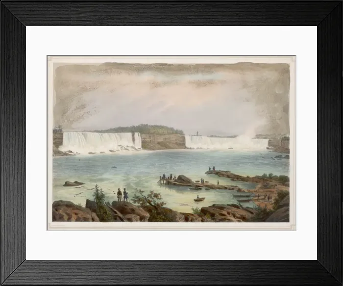Framed Print : Niagara Falls Anon 2 Framed Print : Niagara Falls Anon 2