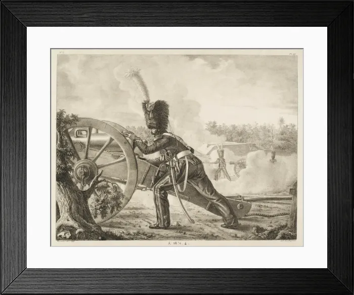 Framed Print : French Artillery - 2 Framed Print : French Artillery - 2