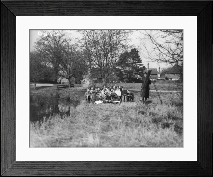 Framed Print : Jersey Open Air School Framed Print : Jersey Open Air School