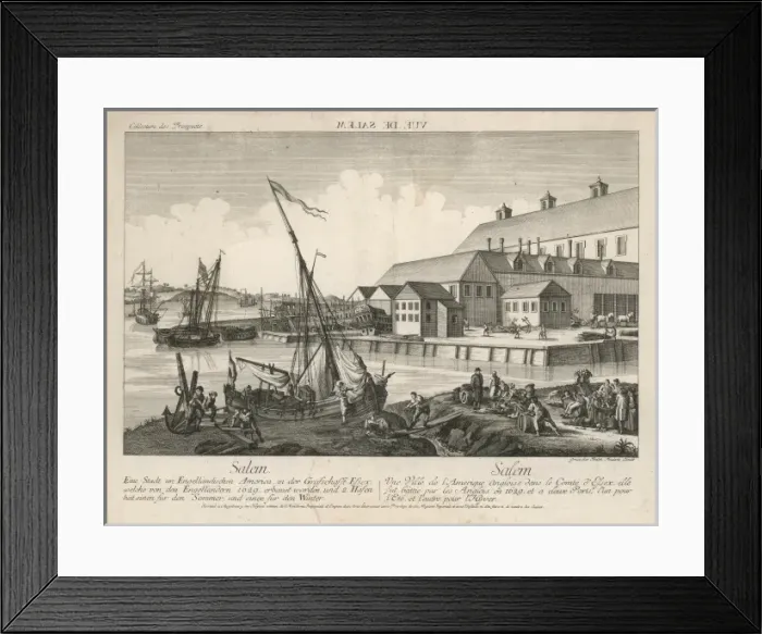Framed Print : Salem Waterfront Framed Print : Salem Waterfront