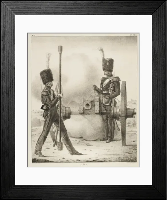 Framed Print : French Artillery - 11 Framed Print : French Artillery - 11