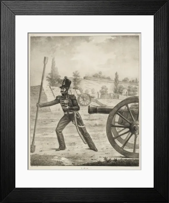 Framed Print : French Artillery - 7 Framed Print : French Artillery - 7