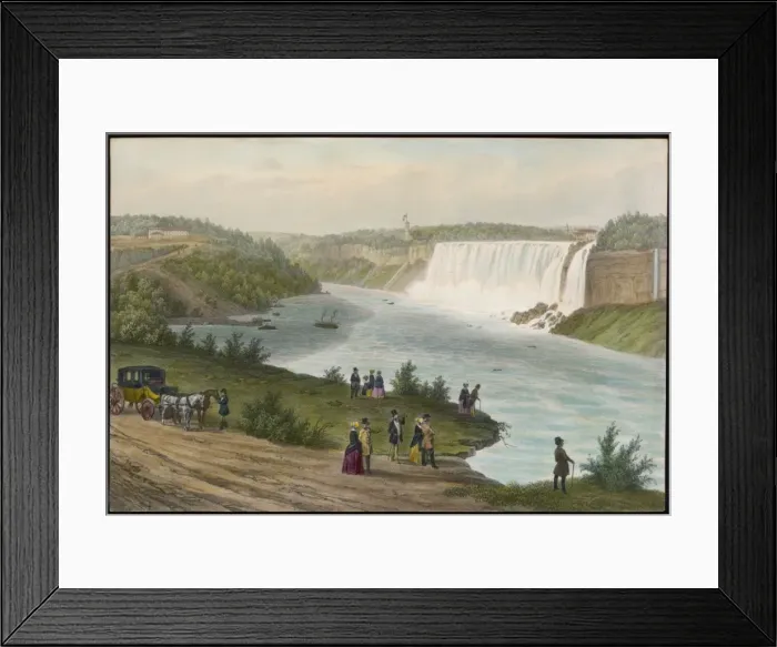 Framed Print : Niagara Falls Anon 1 Framed Print : Niagara Falls Anon 1