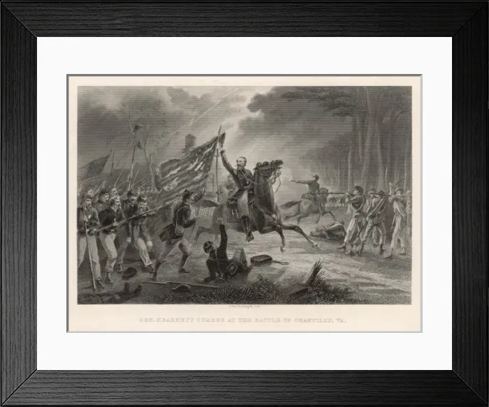 Framed Print : Battle Chantilly 1862 Framed Print : Battle Chantilly 1862