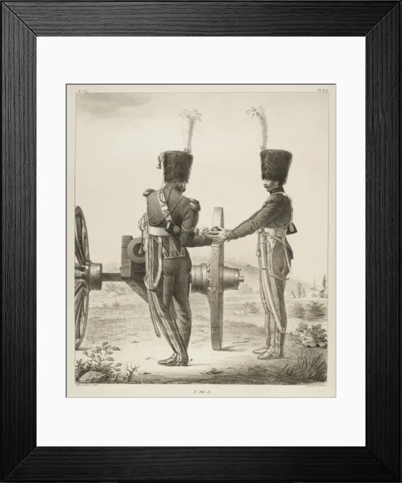 Framed Print : French Artillery - 14 Framed Print : French Artillery - 14