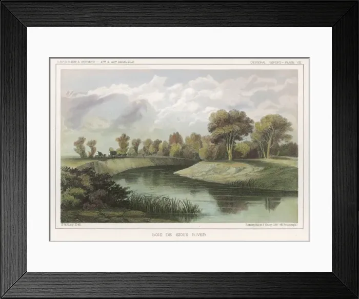 Framed Print : Bois De Sioux River Framed Print : Bois De Sioux River