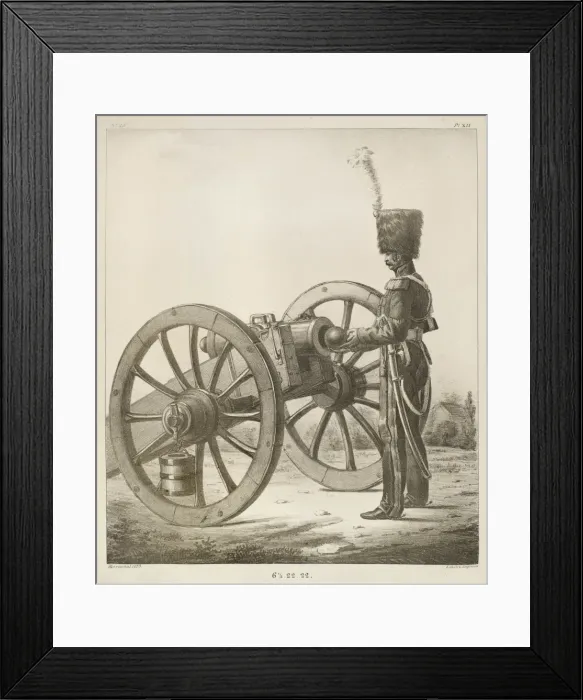 Framed Print : French Artillery - 15 Framed Print : French Artillery - 15