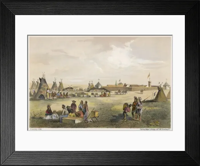Framed Print : Goods for Assiniboines 2 Framed Print : Goods for Assiniboines 2