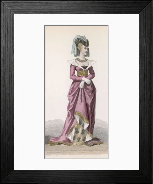 Framed Print : Woman Circa 1430 Framed Print : Woman Circa 1430