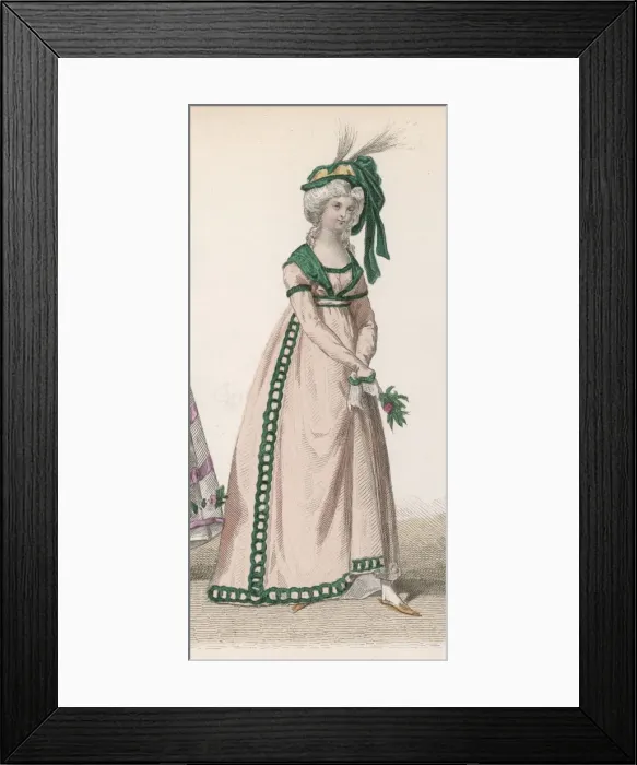 Framed Print : FRENCHWOMAN 1795 - 1 Framed Print : FRENCHWOMAN 1795 - 1