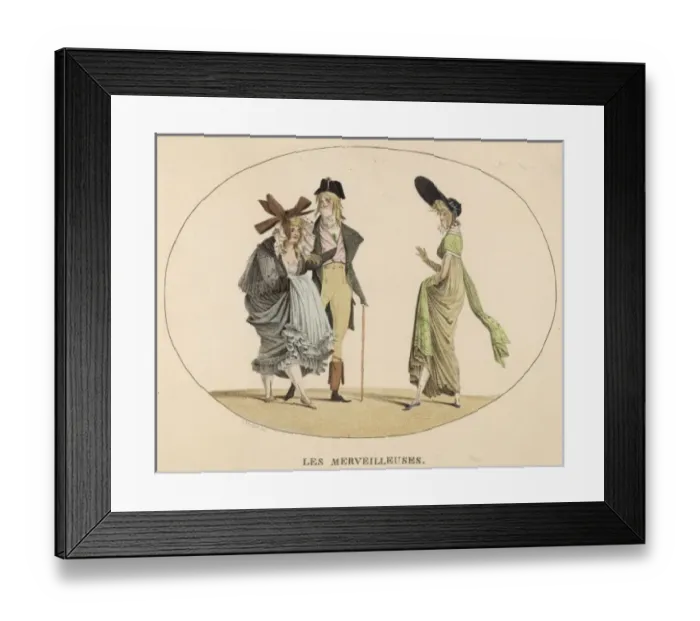 Framed Print : French Merveilleuses Framed Print : French Merveilleuses