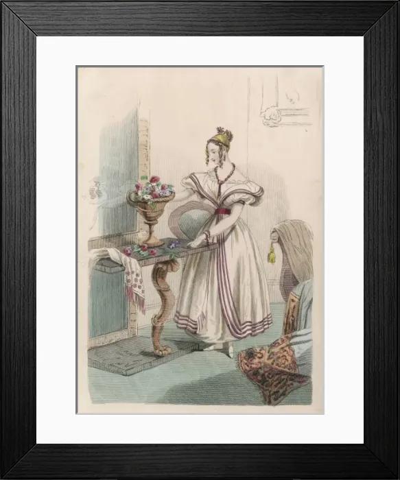 Framed Print : Flower Arranging 1836 Framed Print : Flower Arranging 1836