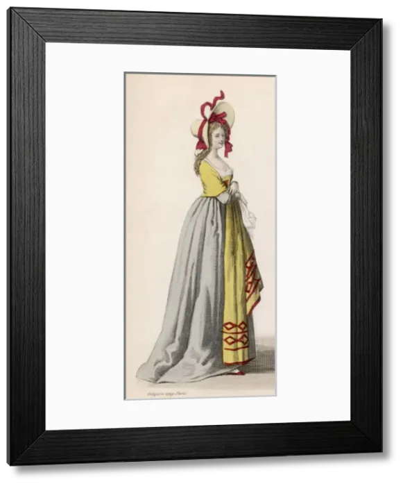 Framed Print : Frenchwoman 1789