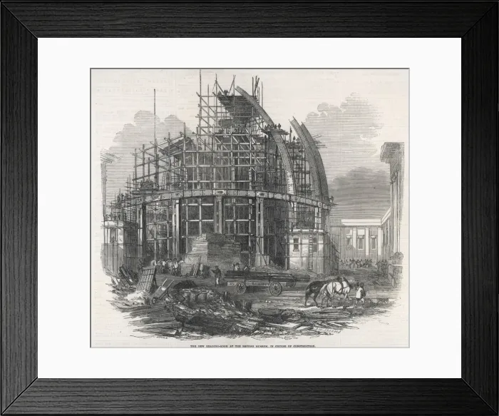 Framed Print : Reading Room Brit Museum Framed Print : Reading Room Brit Museum