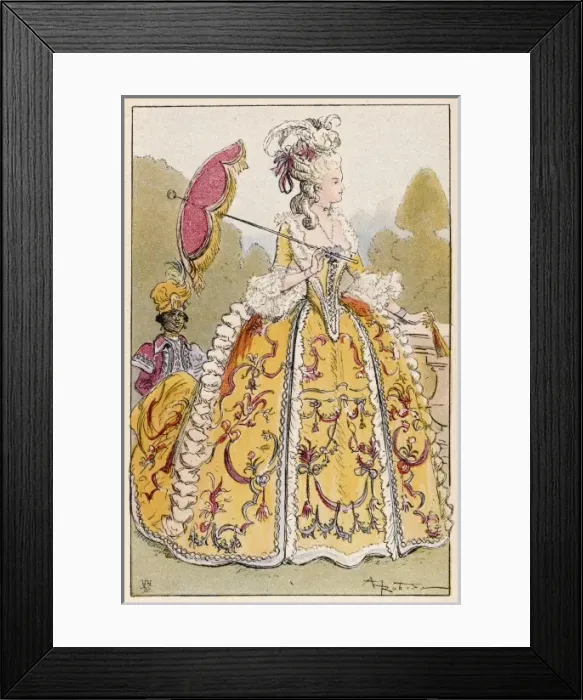 Framed Print : Aristocrat Ca 1780 Framed Print : Aristocrat Ca 1780