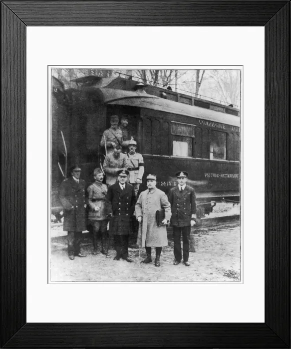 Framed Print : German Surrender 1918 Framed Print : German Surrender 1918