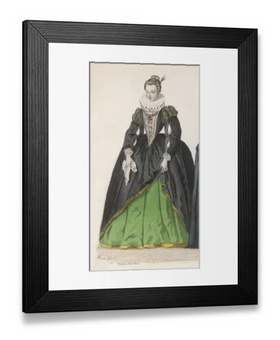 Framed Print : Frenchwoman 1590S Framed Print : Frenchwoman 1590S