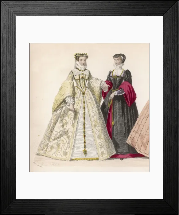 Framed Print : FRENCHWOMAN 1570- 2 Framed Print : FRENCHWOMAN 1570- 2