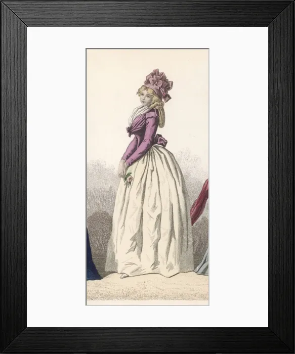 Framed Print : Frenchwoman 1793