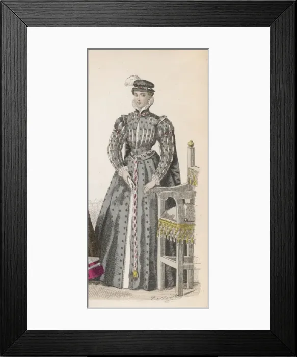 Framed Print : Frenchwoman 1558 Framed Print : Frenchwoman 1558