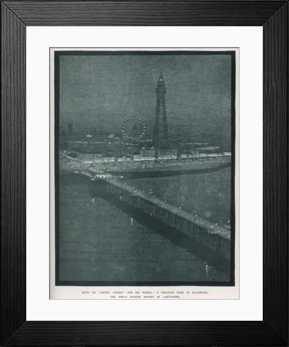 Framed Print : Blackpool / Tower / 1925 Framed Print : Blackpool / Tower / 1925