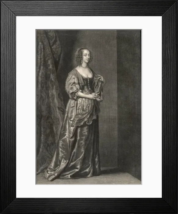 Framed Print : Englishwoman 1636 Framed Print : Englishwoman 1636