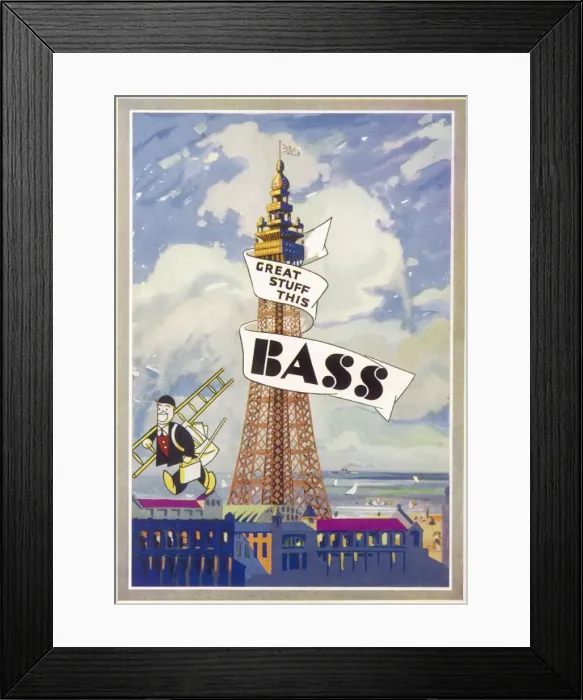 Framed Print : Blackpool / Tower / Bass Framed Print : Blackpool / Tower / Bass