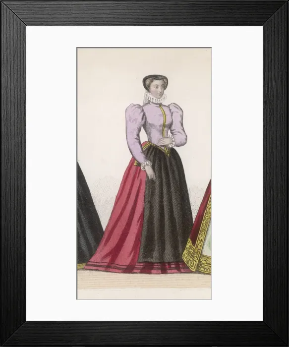 Framed Print : Frenchwoman 1560