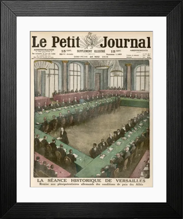Framed Print : Treaty of Versailles Framed Print : Treaty of Versailles