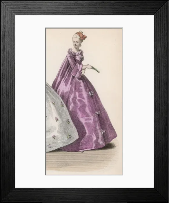 Framed Print : Frenchwoman 1760 Framed Print : Frenchwoman 1760
