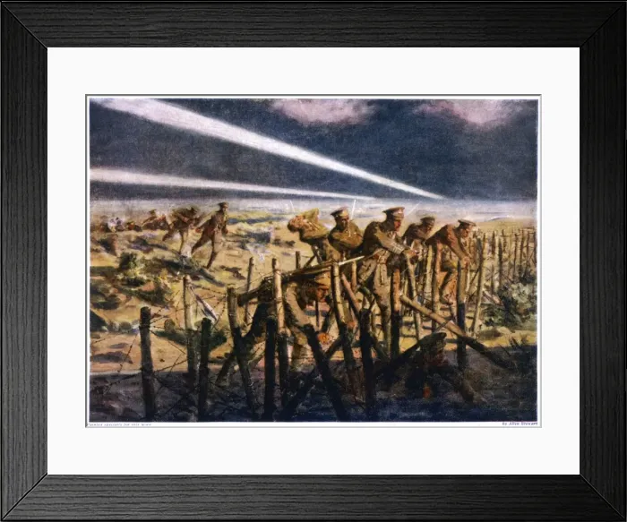 Framed Print : Wwi / 1915 / Wire Cutting Framed Print : Wwi / 1915 / Wire Cutting