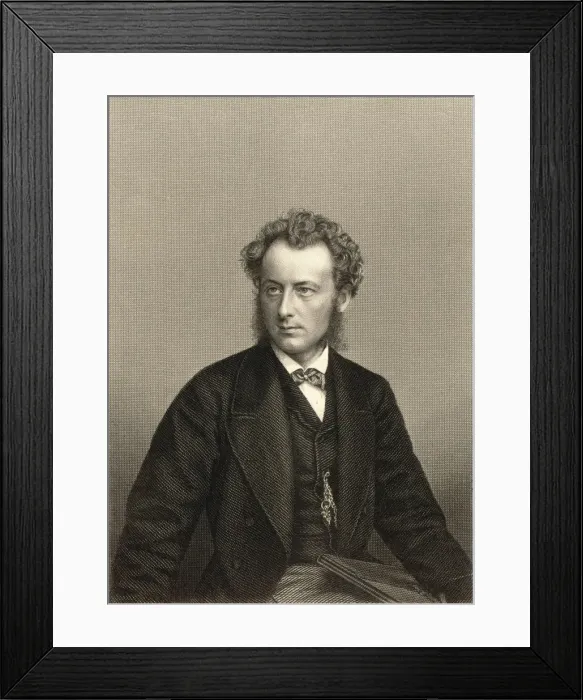 Framed Print : Millais / With Book Framed Print : Millais / With Book