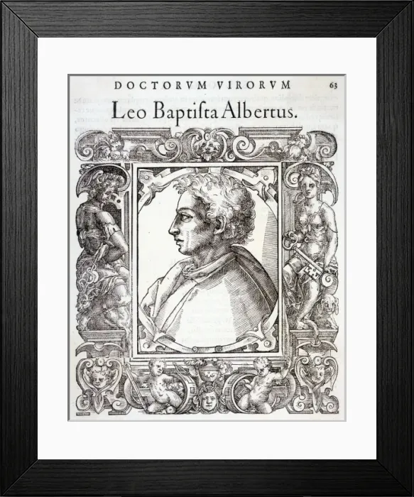 Framed Print : Leon Battista Alberti Framed Print : Leon Battista Alberti