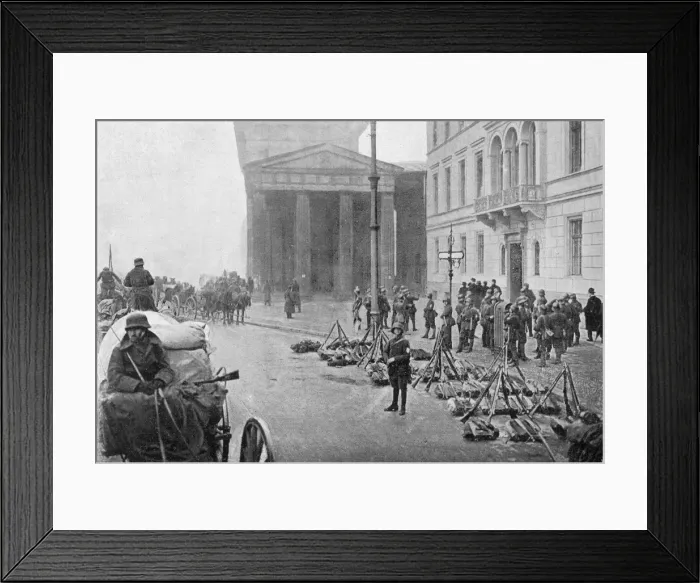 Framed Print : Military Coup / Berlin / Ilz Framed Print : Military Coup / Berlin / Ilz