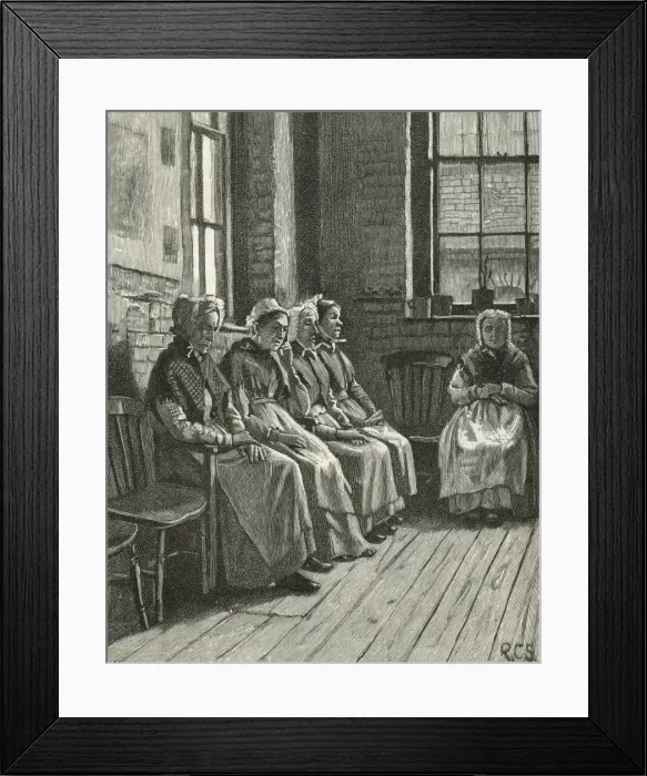 Framed Print : Women Rusting Out Framed Print : Women Rusting Out