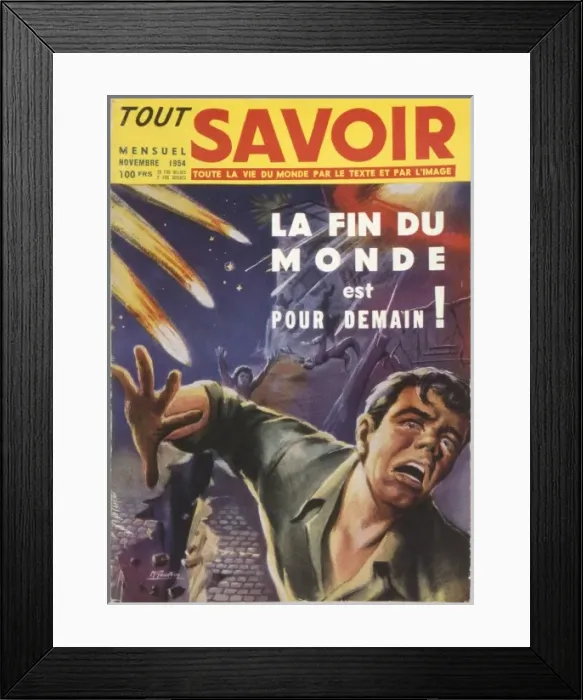 Framed Print : Ufos / French Wave Framed Print : Ufos / French Wave
