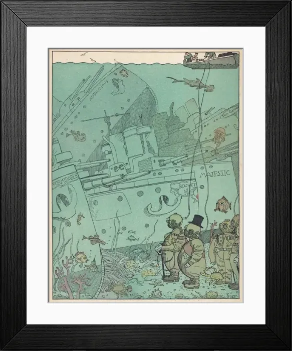 Framed Print : Ww1 / 1915 / George / Poincare Framed Print : Ww1 / 1915 / George / Poincare