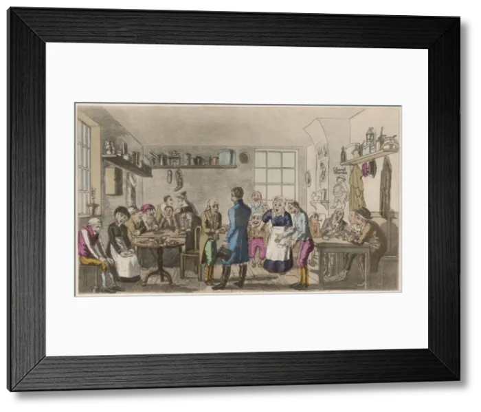 Framed Print : Visiting a Colleague Framed Print : Visiting a Colleague