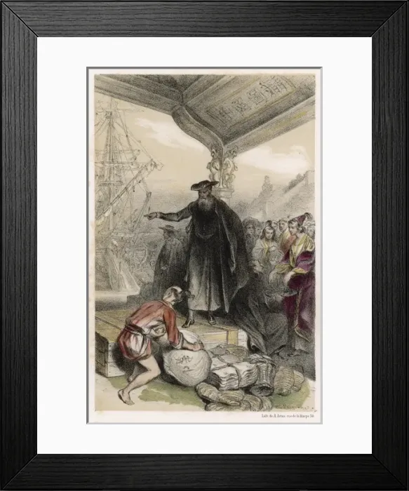 Framed Print : Jesuits Profit in Japan Framed Print : Jesuits Profit in Japan