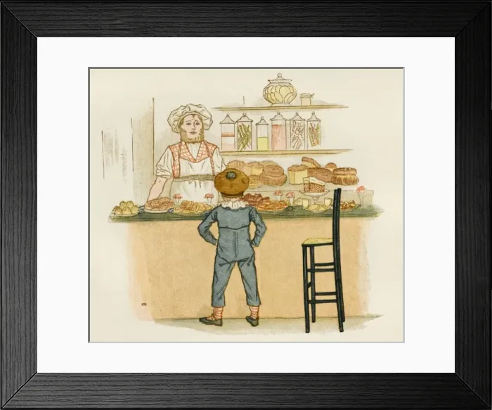 Framed Print : SHOP / BAKER (G WAY) Framed Print : SHOP / BAKER (G WAY)