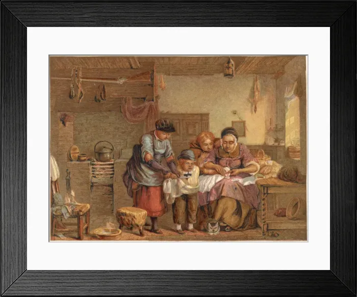 Framed Print : English Cottage Interior Framed Print : English Cottage Interior