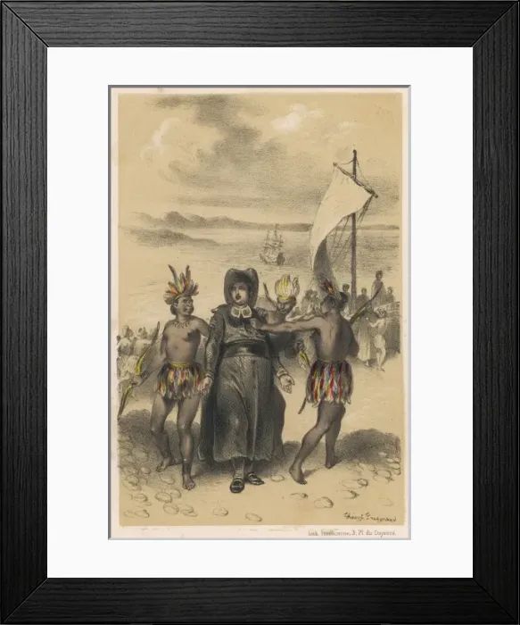 Framed Print : Jesuits in the Congo Framed Print : Jesuits in the Congo