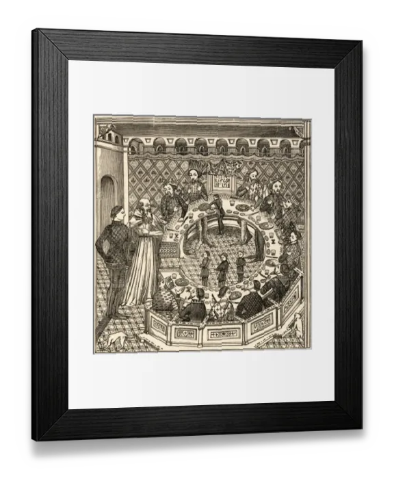 Framed Print : Round Table Framed Print : Round Table