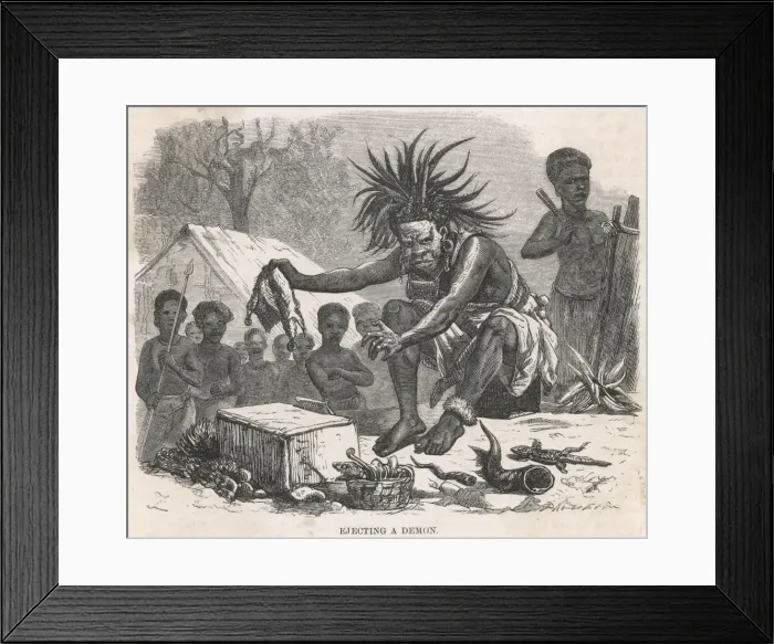 Framed Print : Ejecting a Demon Framed Print : Ejecting a Demon