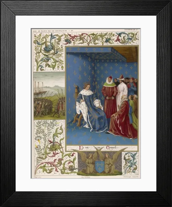 Framed Print : King in Council Framed Print : King in Council