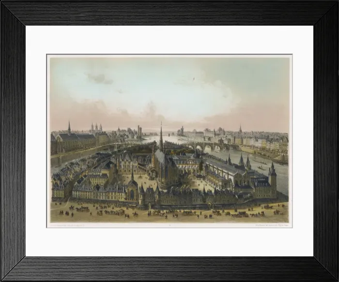 Framed Print : Palais De Justice / Bayot Framed Print : Palais De Justice / Bayot